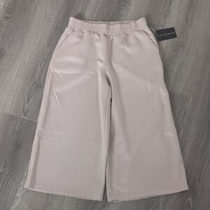 Danskin Cream Wide Leg Jumpsuit